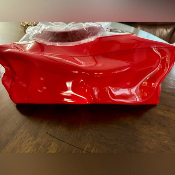 NWT Ed Hardy Y2K Brand PVC Clear Large Two Sided Cherry Print Tote - Picture 10 of 10